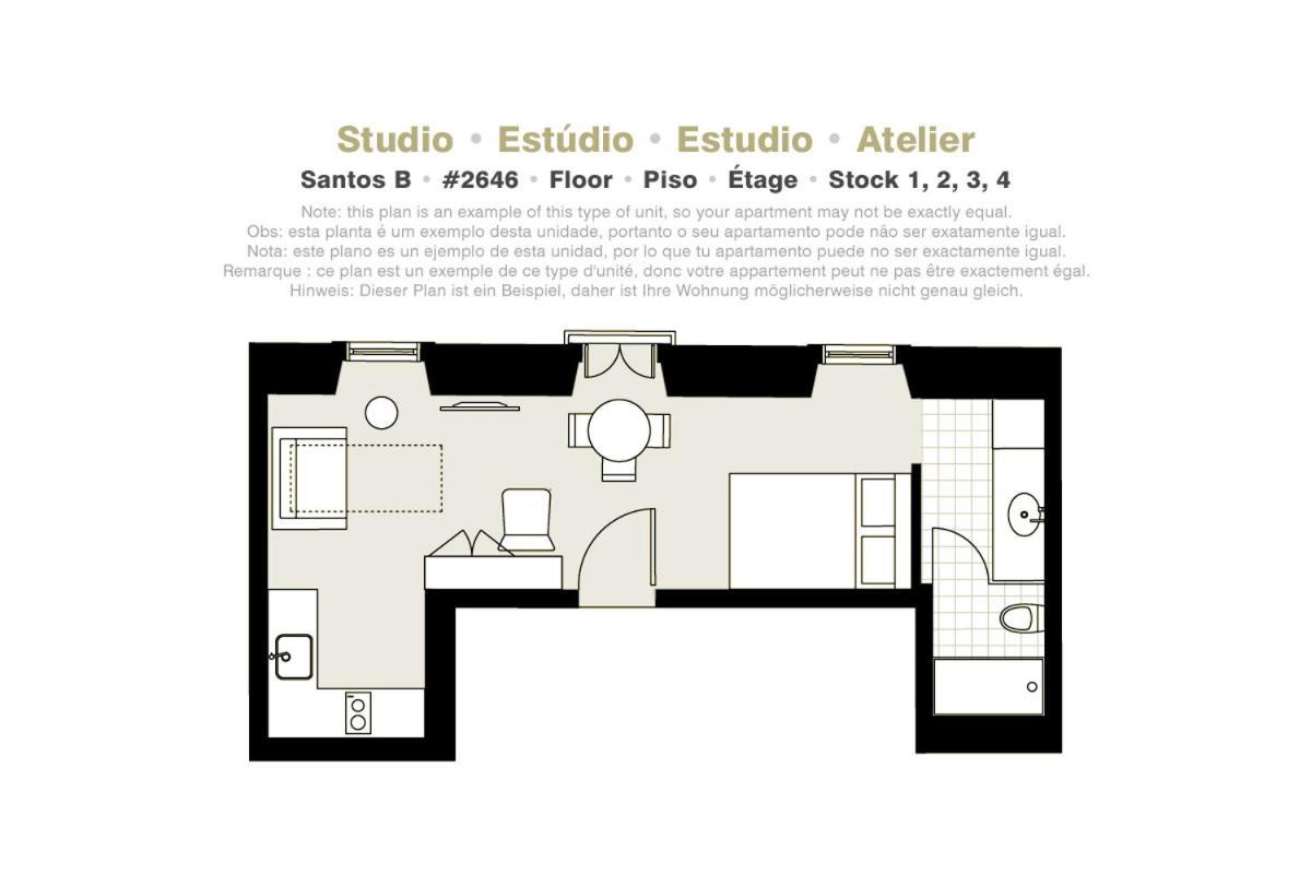 Appartement Serviced - Santos *